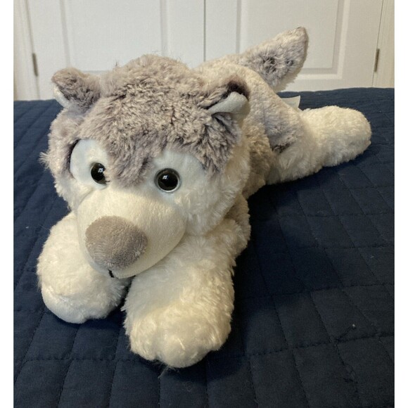 Wishpets Hattie Siberian Husky Gray Eyes Plush Puppy Dog Stuffed Animal #63019 - Picture 1 of 9